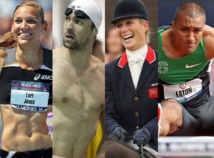 Michael Phelps, Ashton Eaton, Zara Phillips, Lolo Jones, Olympians to Watch Michael Phelps, Ashton Eaton, Zara Phillips, Lolo Jones, Olympians to Watch
